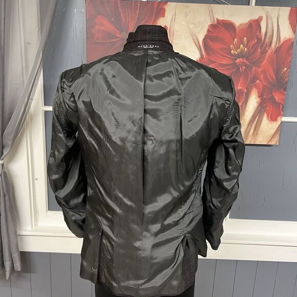 Vintage Hugo Boss Sport Coat Blazer Jacket 3 Button Mens 38R Wool Cashmere - Picture 12 of 13